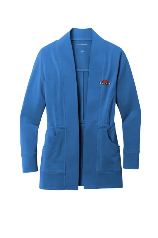 FZ LK825 Port Authority Ladies Microterry Cardigan