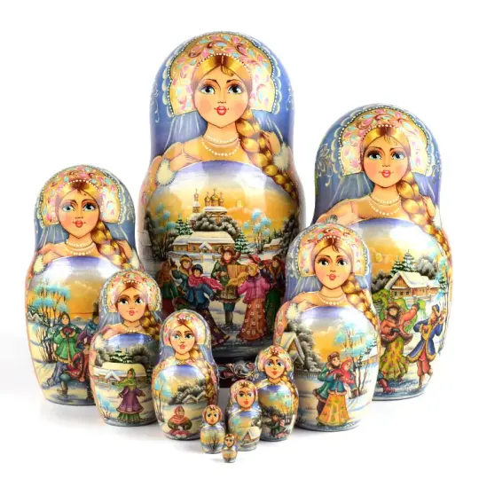 Fun Winter Collectible Matryoshka