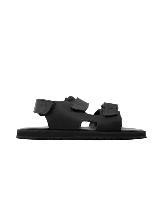 Reproduction of Found British Military Sandal 1837NL Black Nubuck