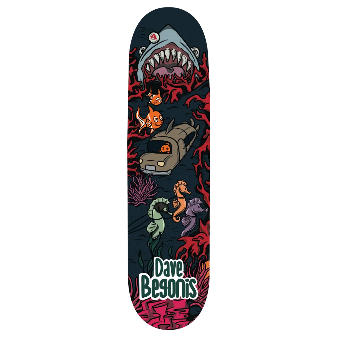 Dave Begonis "Shark" skateboard