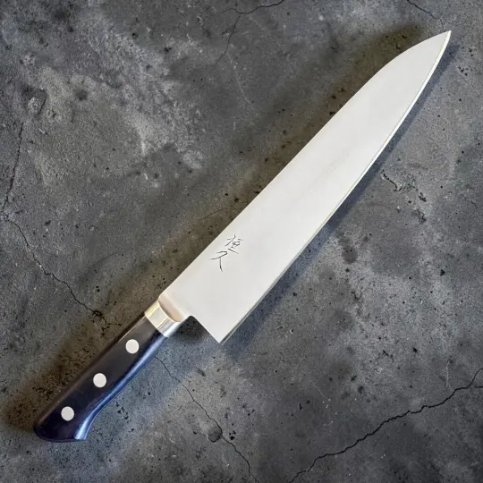 Tsunehisa Mono AUS-8 Gyuto 210mm with Black Western Handle