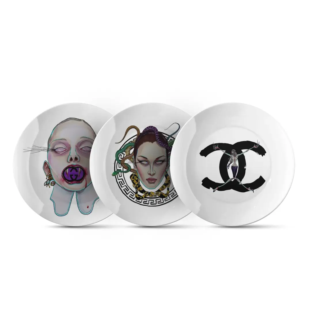 BONE🦴APPETIT – Decorative Plates | Set of 3 Plates