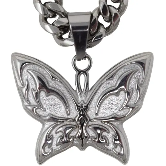 Cyber Butterfly Necklace