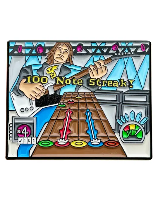 Plastic Guitar Game - Enamel Pin