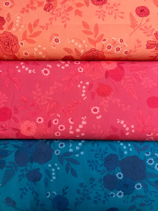 Tonal Floral 108" Wide Back From First Blooms