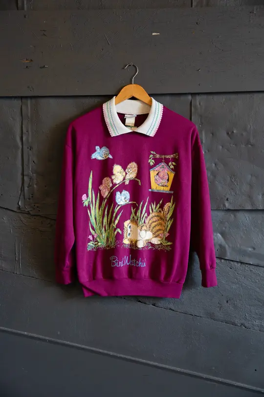 Vintage Bird Watchin Sweatshirt