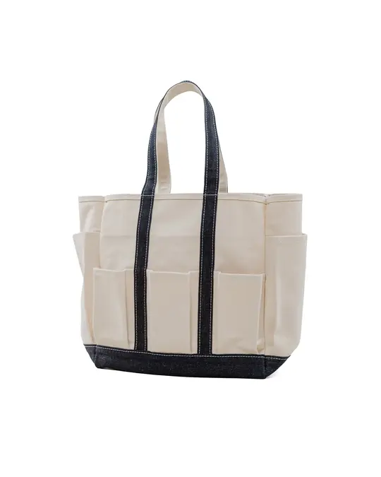 Outil Tote Bag Sac Robion Ecru/Indigo
