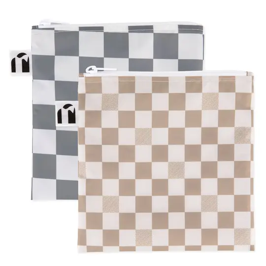Reusable Snack Bag, Large 2 Pack: Double Check