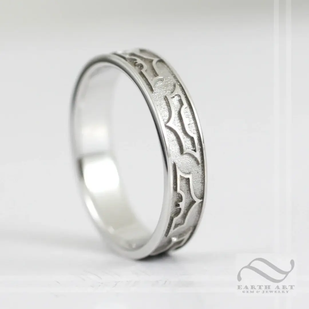 14k Own your Fear - Bat ring - Thinner 14k gold Version