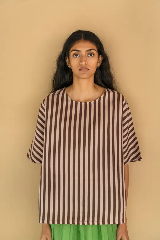 ROSA - BROWN STRIPE