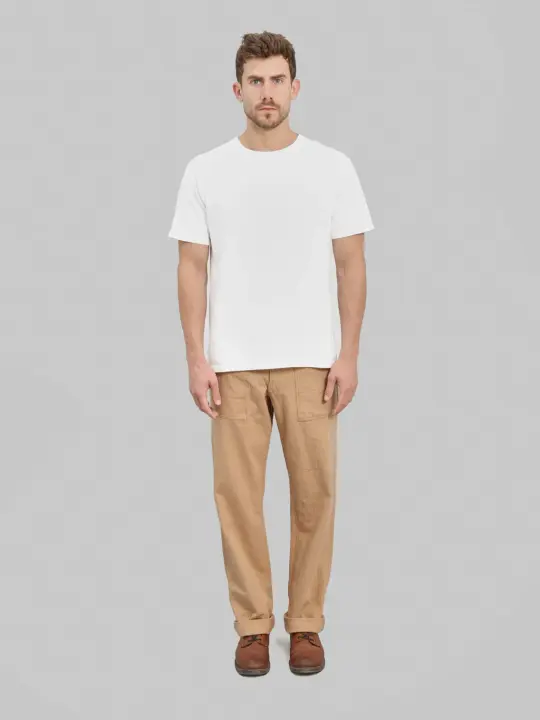 Studio D'Artisan 1917 Fox Cotton Baker Pants Brown