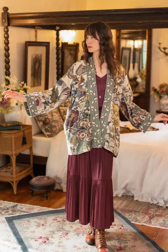 Love Grows Wild Velvet Society Duster