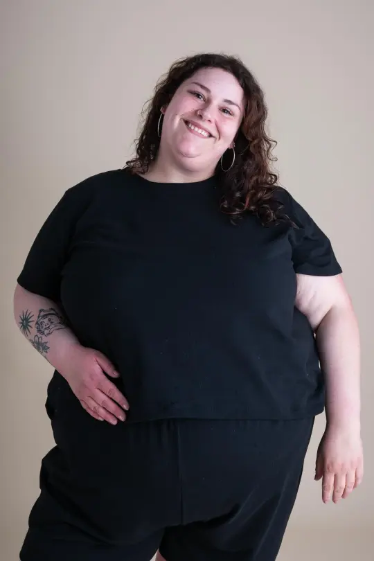 Liza Tee in Licorice