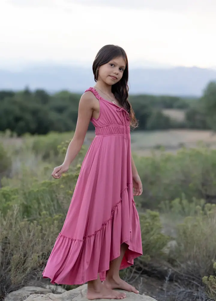 Alora Dress in Rose