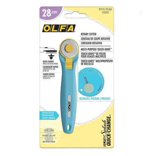 OLFA-28mm Aqua Quick Change Rotary Cutter