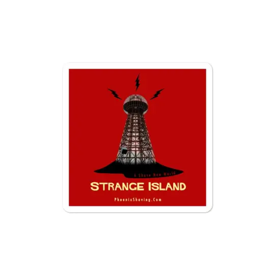 Strange Island Vinyl Bubble-Free Stickers | Available In 3 Sizes