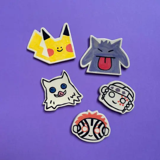 Anime Ceramic Magnets