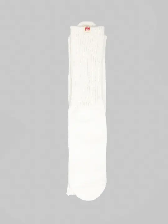 UES Crew Length Socks White