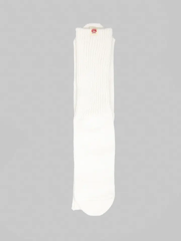 UES Melange Crew Length Socks White