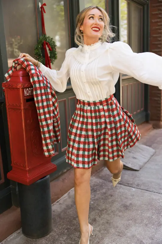 Marren Skirt in Yule Tweed