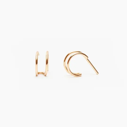 Double Up Post Earrings