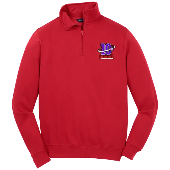 Example Embroidered YST253 Youth 1/4 Zip Sweatshirt