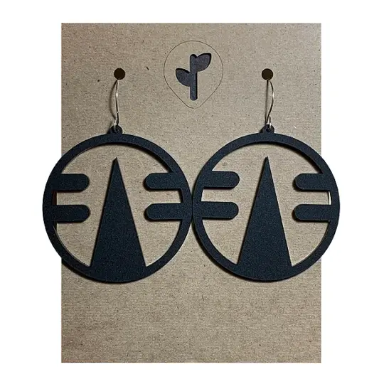 chimalli IV / acrylic / black