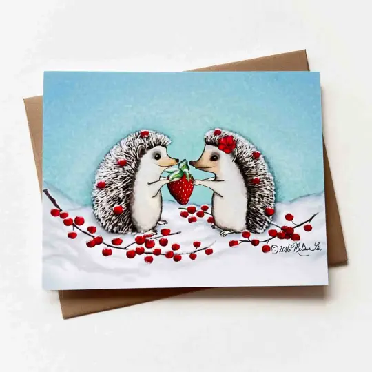 Hedgehogs Card