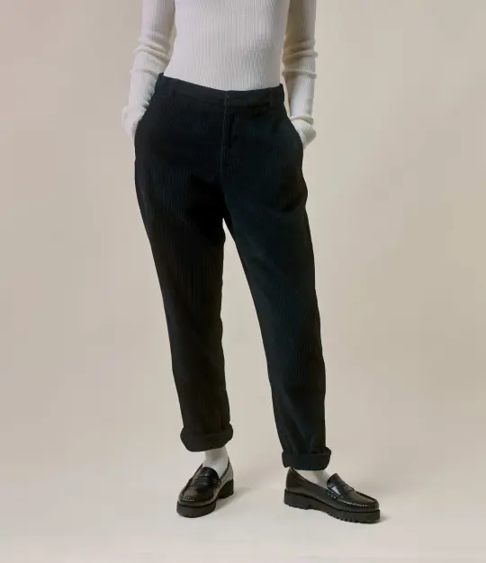 1955s Bold Cotton Corduroy Women's Ankle Length Chino Pants