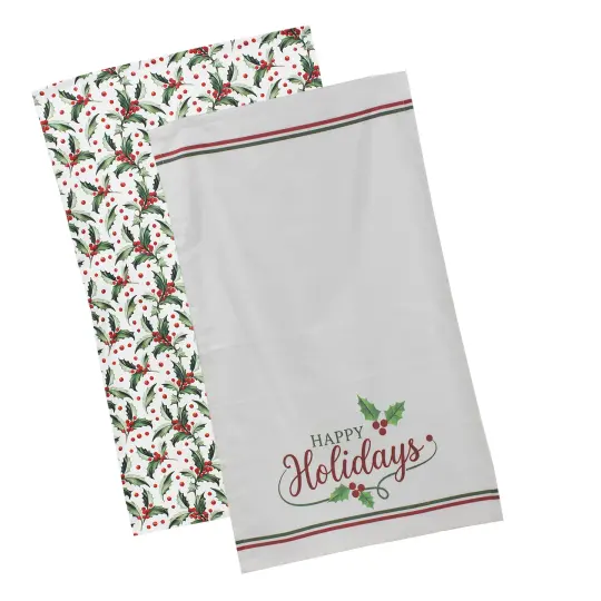 Yuletide Kitchen Towels, Holly