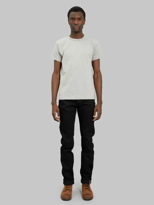 ONI Denim 246ZR-BKBK "Secret Black Denim" 20oz Neat Straight Jeans
