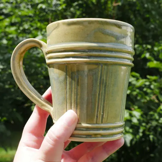 17th Century Mug - Green Glaze