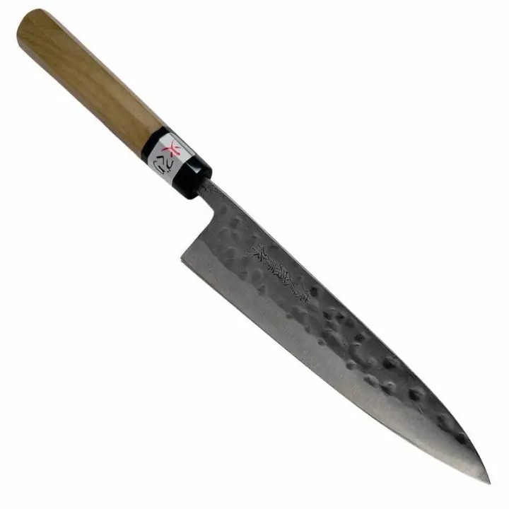 Teruyasu Fujiwara Maboroshi Stainless Clad White #1 150mm Petty with Octogonal Wa Handle