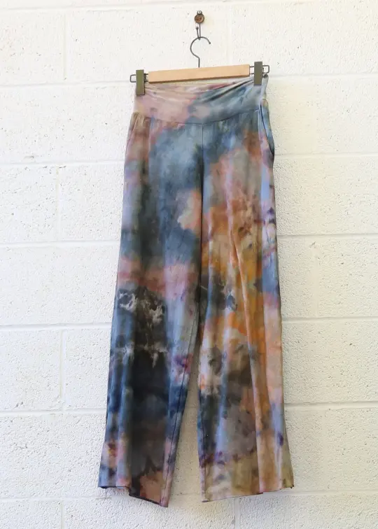 OOAK -  Joey Pant / M / MED Hemp/Organic Cotton / Ice Dye (136)