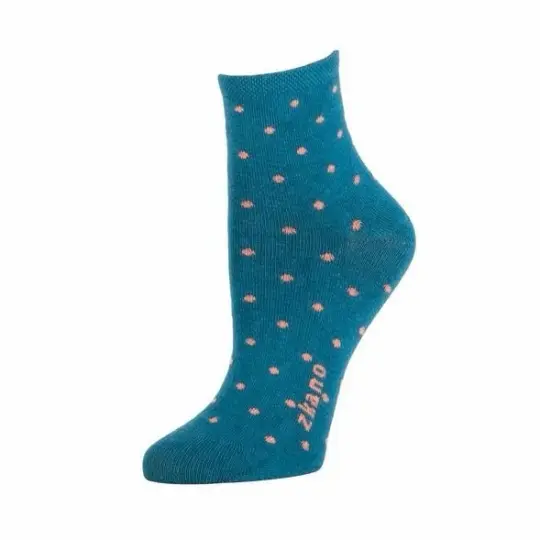 Polka Dot Anklet in Teal
