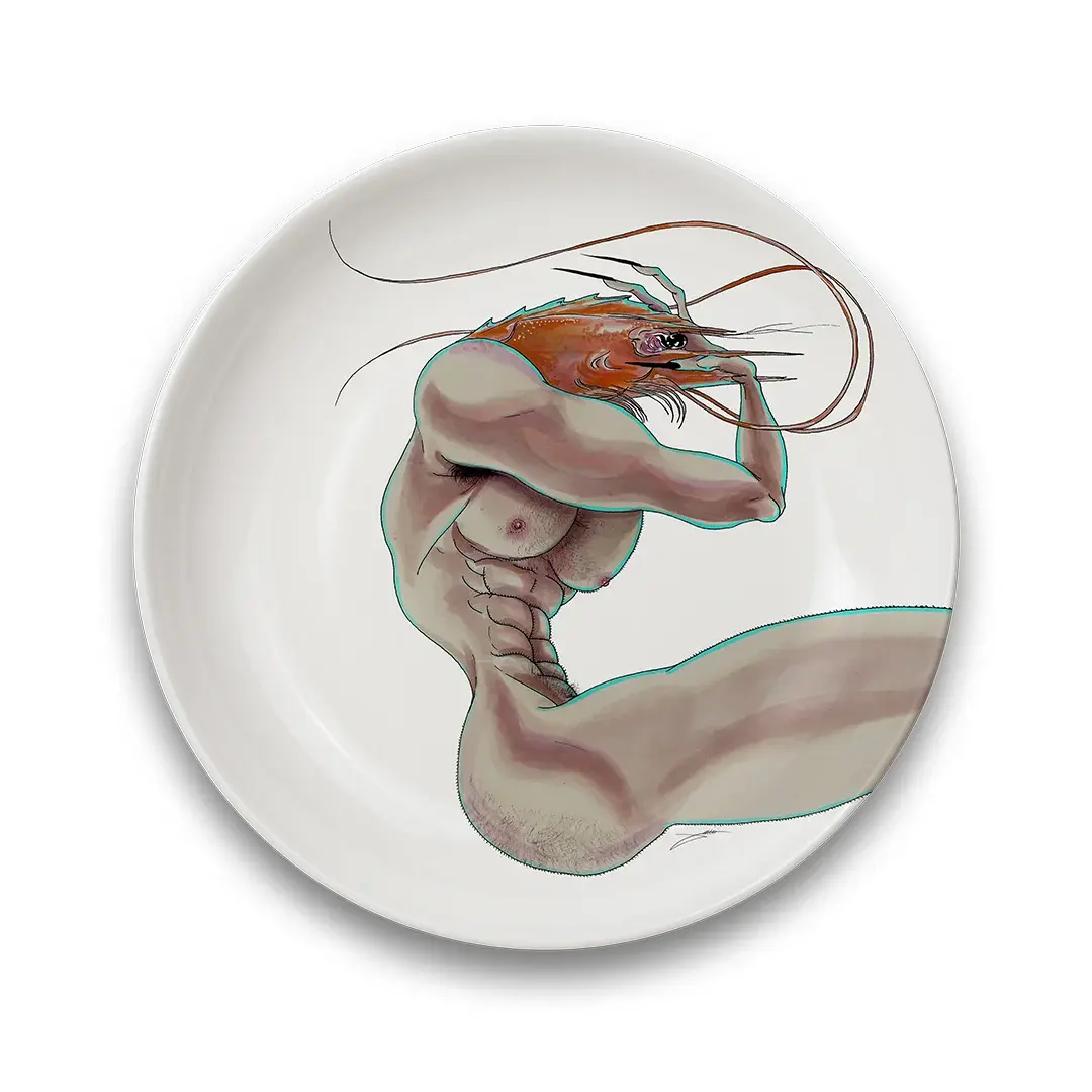 CHICMESS – Decorative Plates – Prawn Head