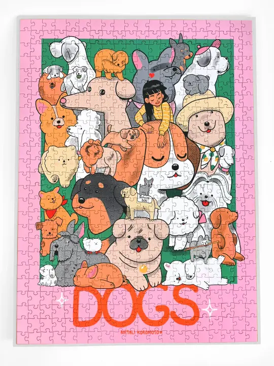 "DOGS" 500 Piece Puzzle