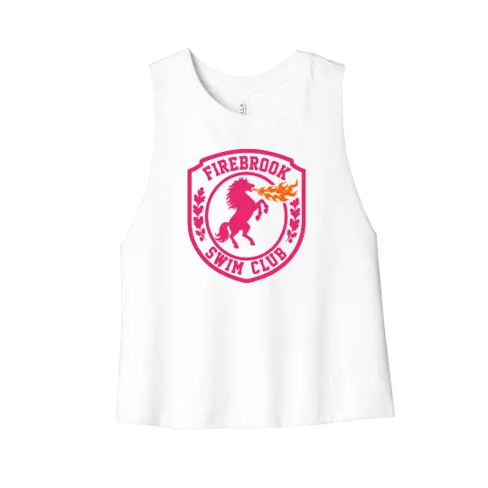 2026 CONFERENCE 6682 Ladies Racerback Cropped Tank Top