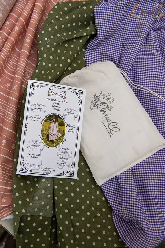 Sewing Pattern for the Wilderness Trio-Dress, Chemise & Blouse
