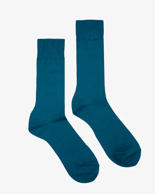 Decka Showatabé Giza Cotton Mercerized Socks - Blue