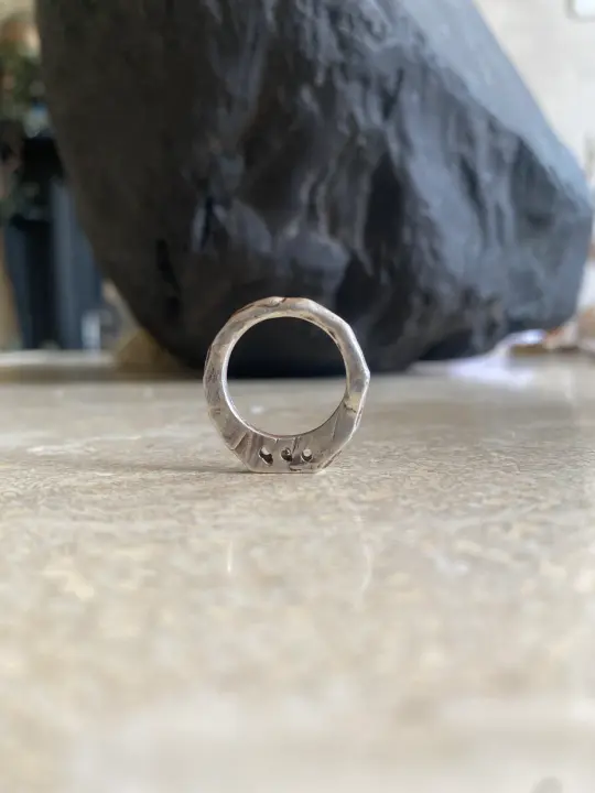 Silver “ISILIL” ring - size 4¾/49/I¾