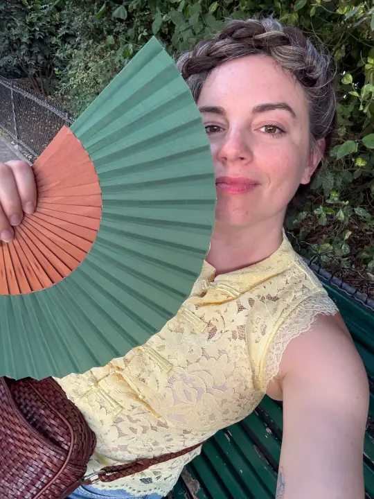 Hand Fan- made in Spain.
