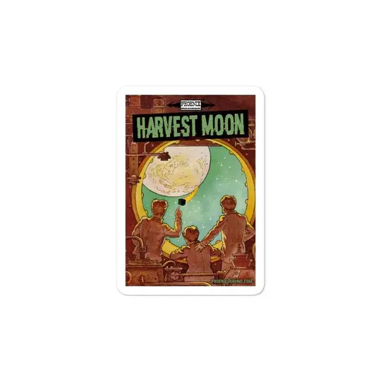 Harvest Moon Vinyl Bubble-Free Stickers | Available in 3 Sizes