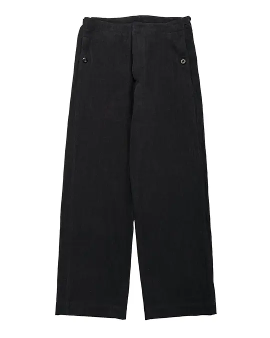 Conkers Tavern Trousers Ramie Charcoal