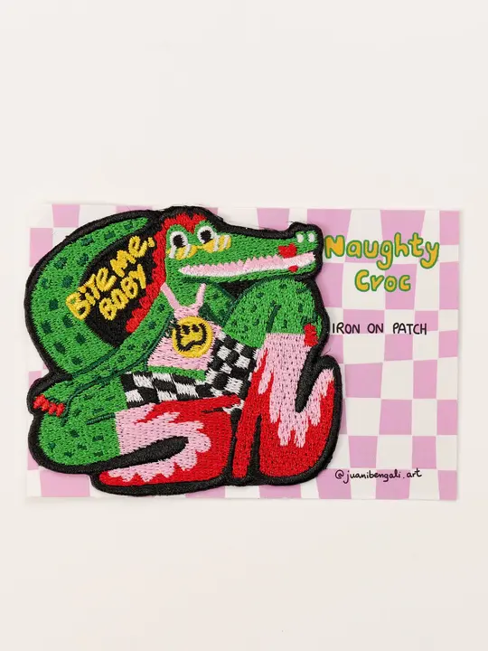 Naughty Croc Patch