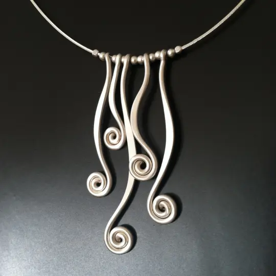 Fiddlehead Patch Necklace