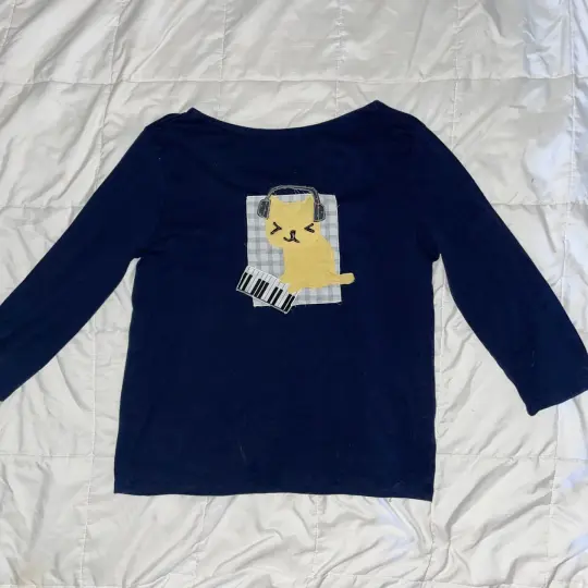 piano kitty shirt - 7