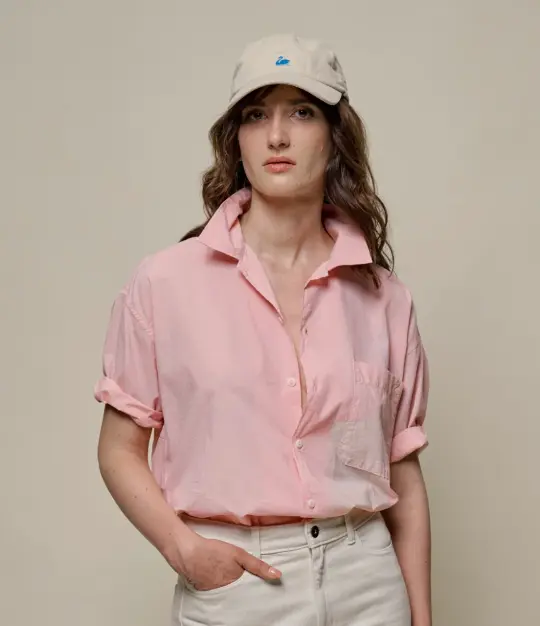 Lightweight Cotton Poplin Short Sleeve Shirt