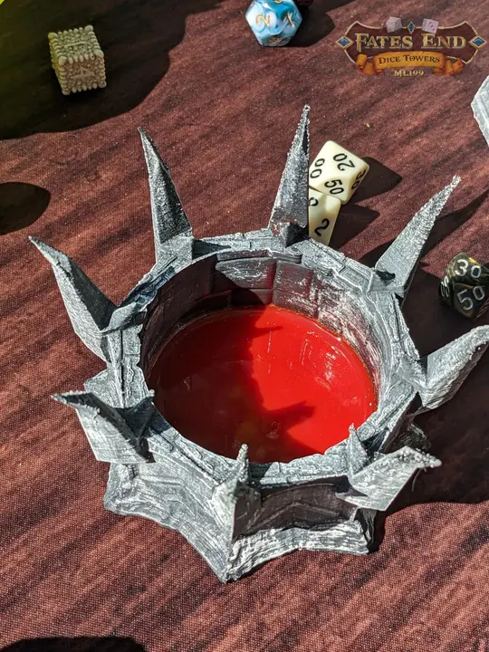 Evil Necromancer Dice Cup/Dice Bowl/Coaster-Fate's End Collection