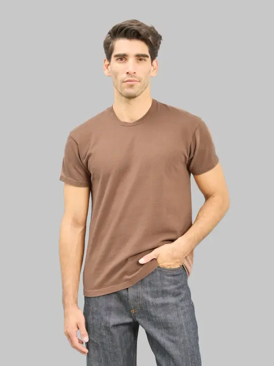 The Rite Stuff Heavyweight 9oz Loopwheel Tee Taupe